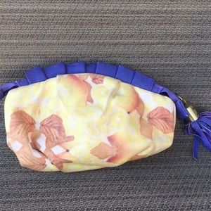 Anthropologie Miss Albright lemon pouch